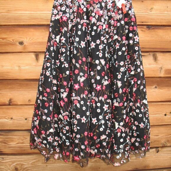 Mac Duggal $798 EMBELLISHED BUTTERFLY TEA LENGTH A LINE DRESS 20323 - Picture 12 of 16